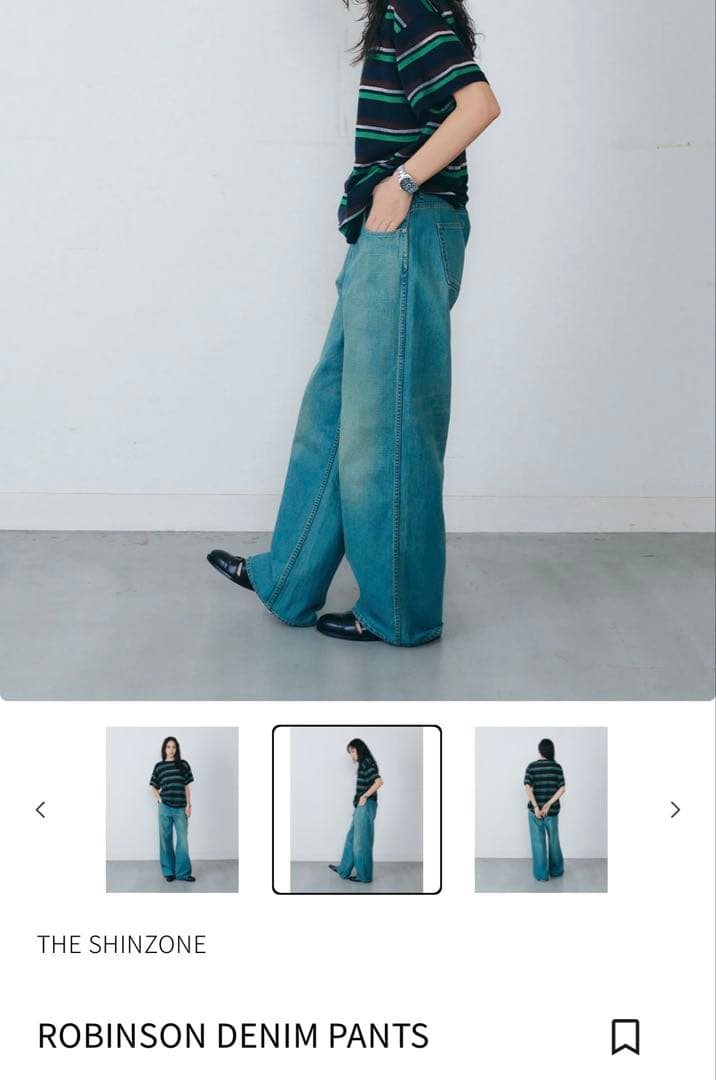 ︎ THE SHINZONE ROBINSON DENIM PANTS