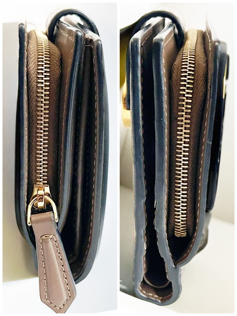 未使用級 FENDI FF is FENDI 二つ折り財布 付属品一式有り