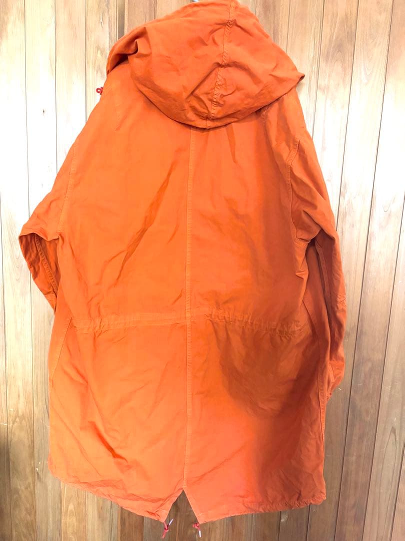東洋 gold COTTON WEATHER  PARKA オレンジ