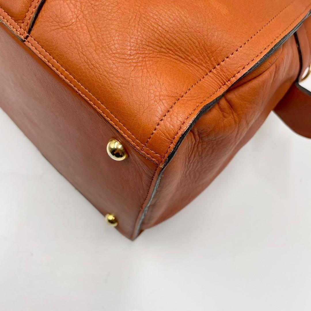 【美品】 PORTER ポーター バロン 2way ボストンバッグ キャメル