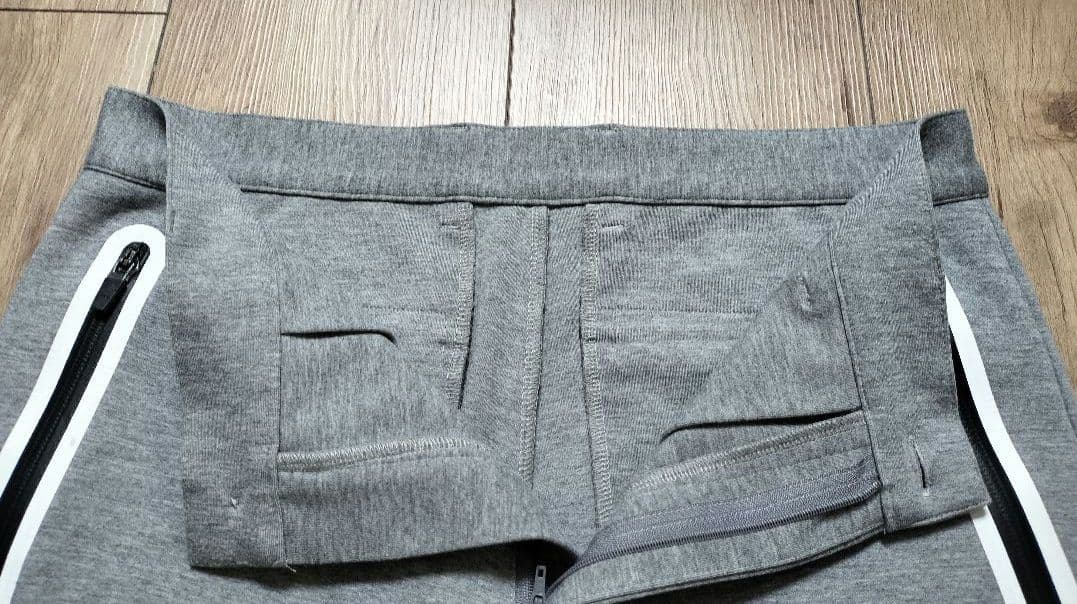 値下げ中【V12】メンズ ゴルフ 秋冬ウエア スウェット セット グレー系
