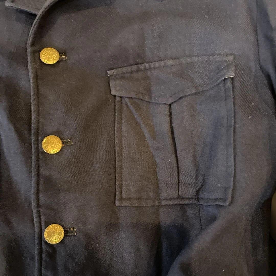 て*つ様 希少　昭和レトロ　国鉄　金ボタン制服 並2号　上着