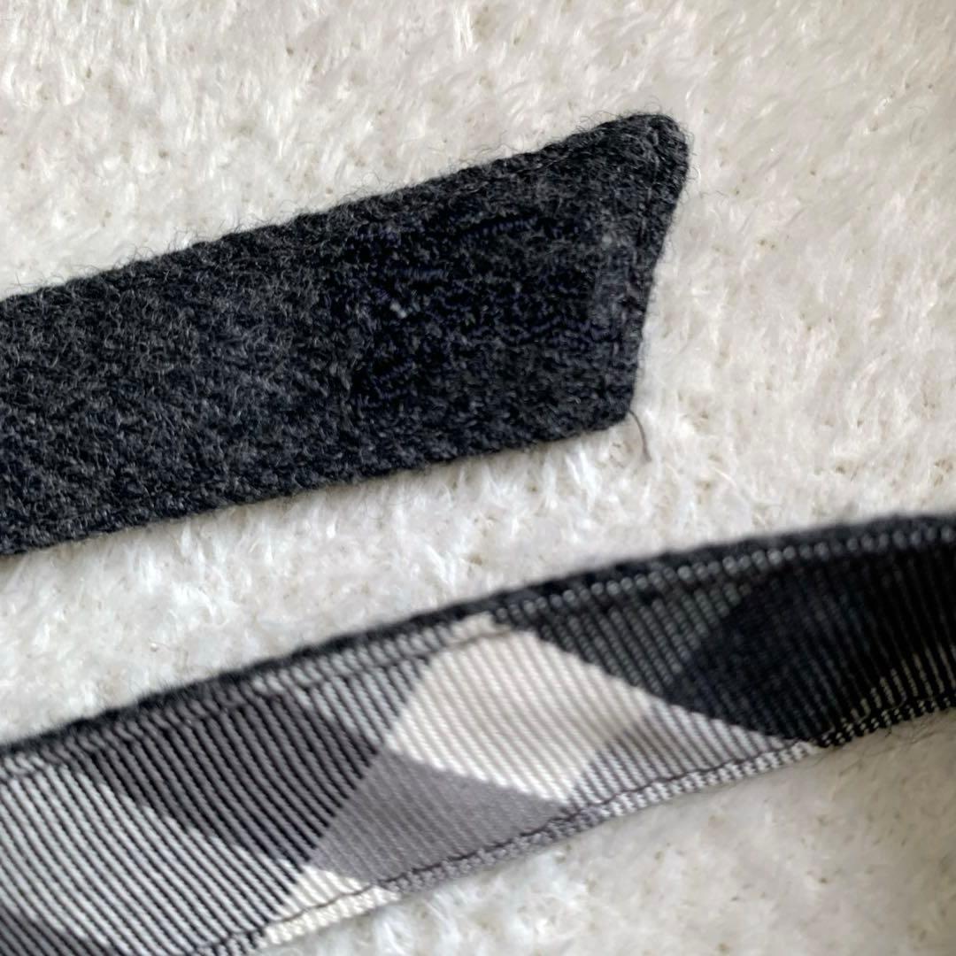 BURBERRY バーバリー　半袖ワンピース　 M グレー　ウエストベルト