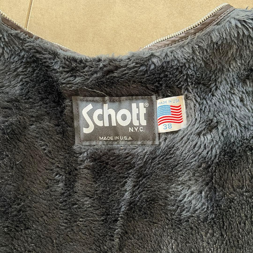 Schott（ショット） ライダースジャケット用 ボア ライナー　38
