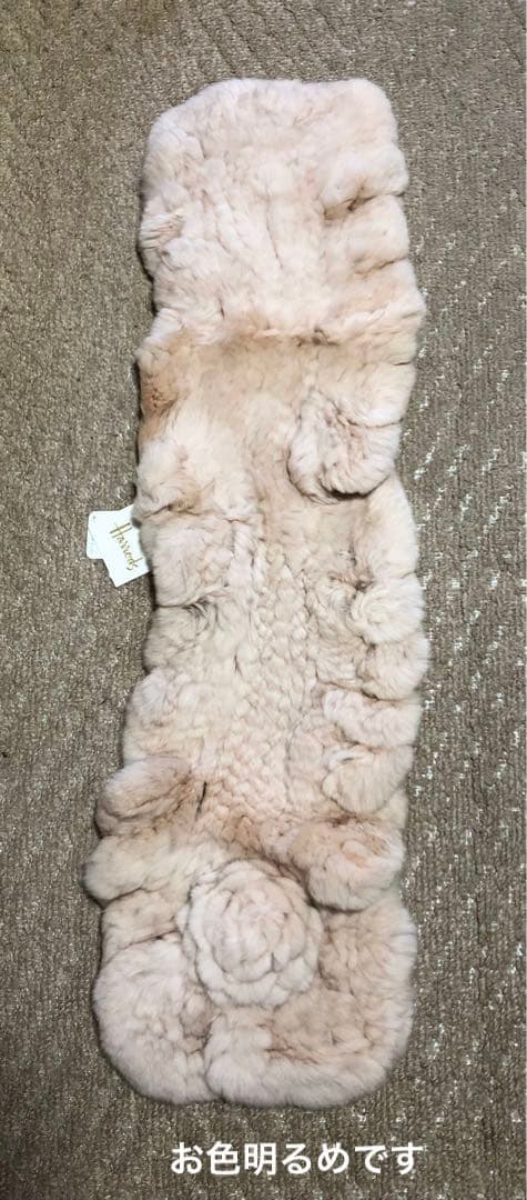 新品未使用★タグ付き★Harrods ハロッズ　レッキスマフラー★ファーストール
