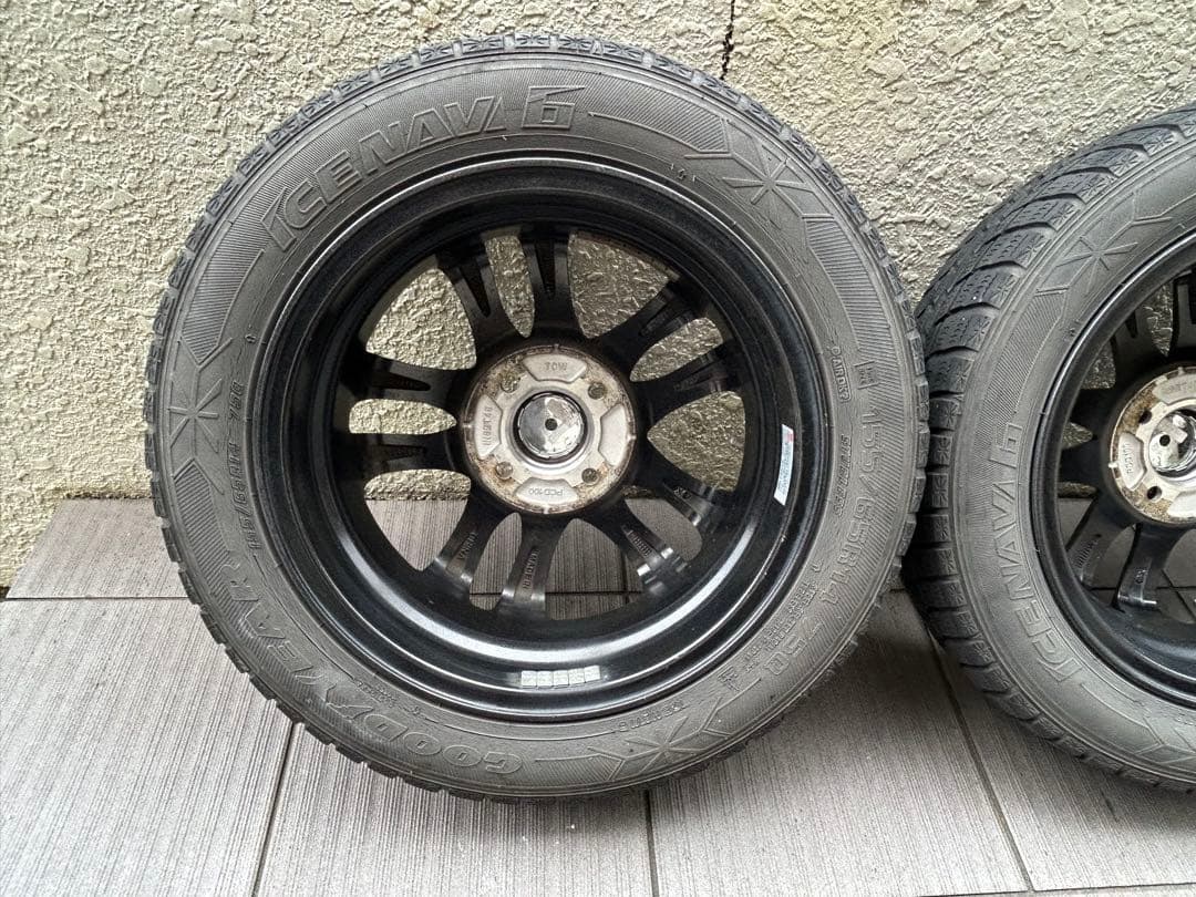☆中古☆溝無☆4.5J×14 ET:45 PCD100 4穴 2本②