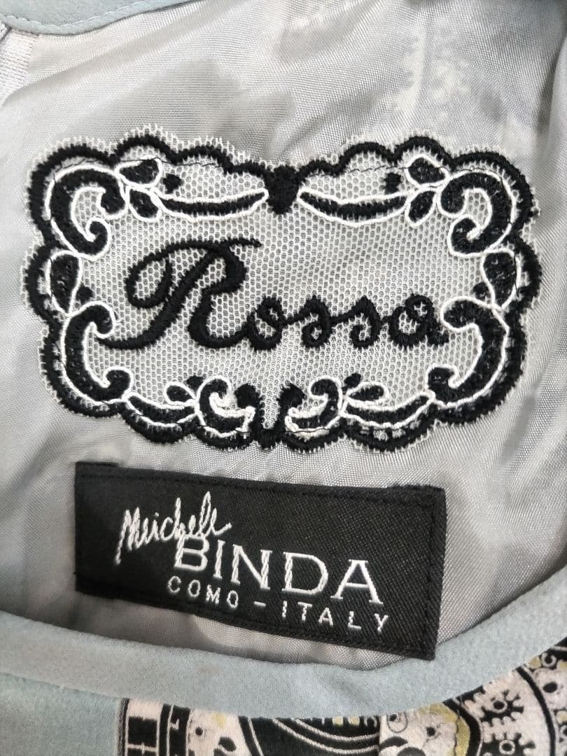 Rossa ペイズリー柄 シルクワンピース 新品タグ付き