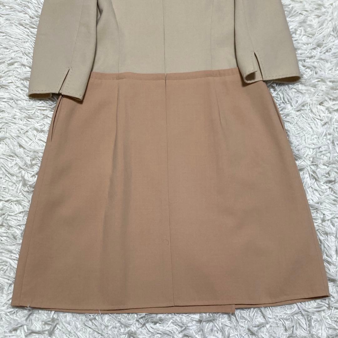 美品✨デイジーリンフォクシー　フレンチハーモニーワンピース　七分袖　L ベージュ