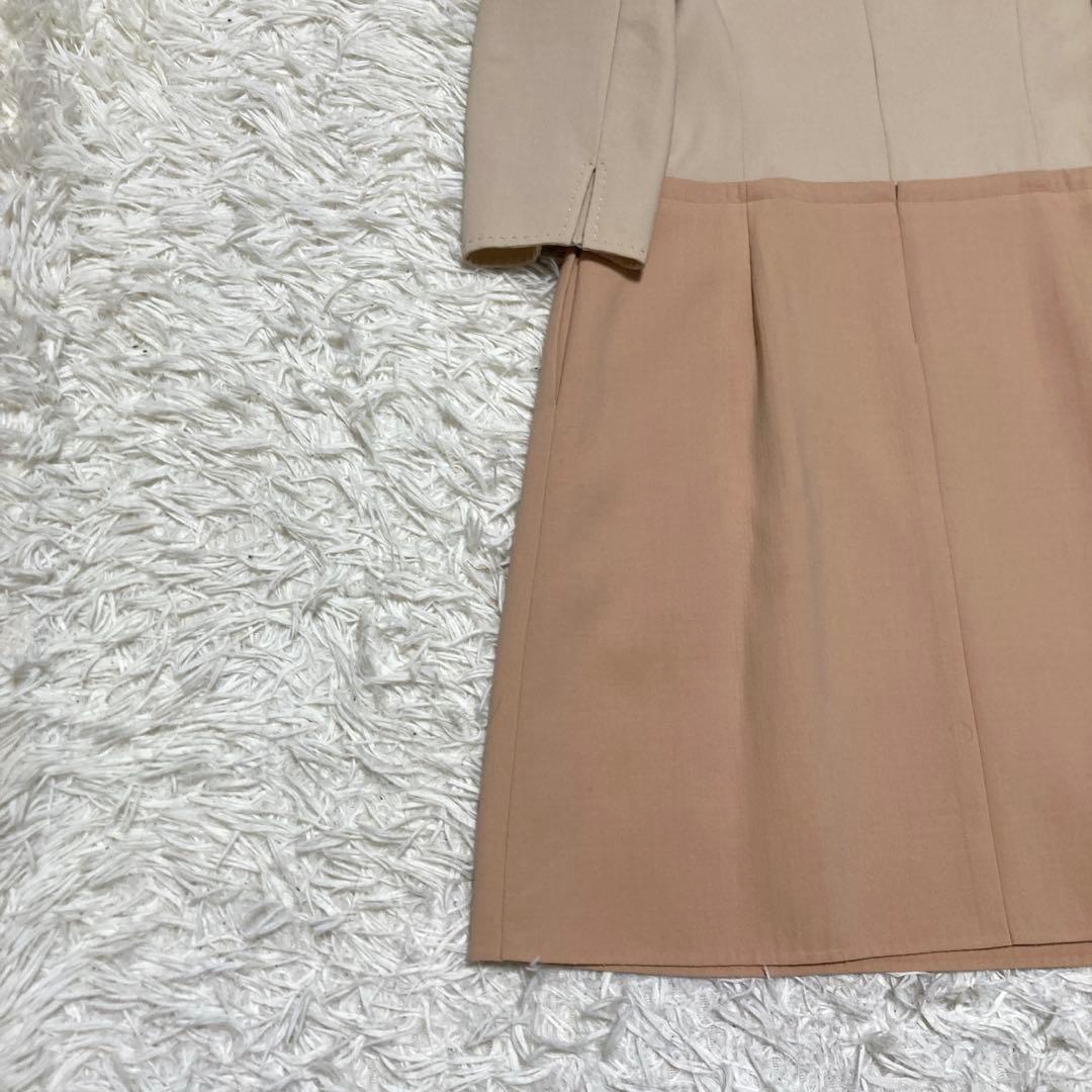 美品✨デイジーリンフォクシー　フレンチハーモニーワンピース　七分袖　L ベージュ