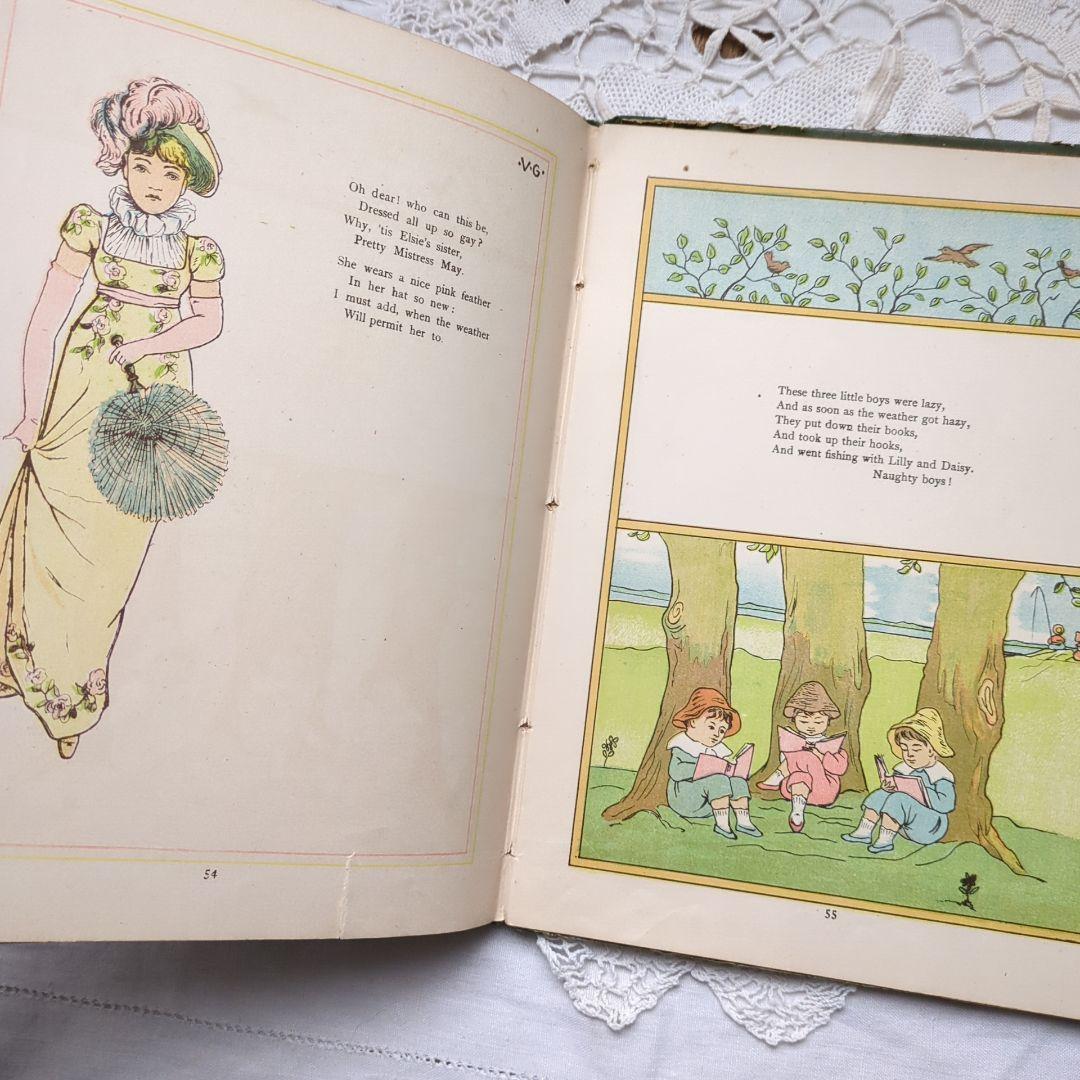 稀少1881年アンティーク絵本 初版本 洋書 児童書 ヴィクトリアン ヴンテージ