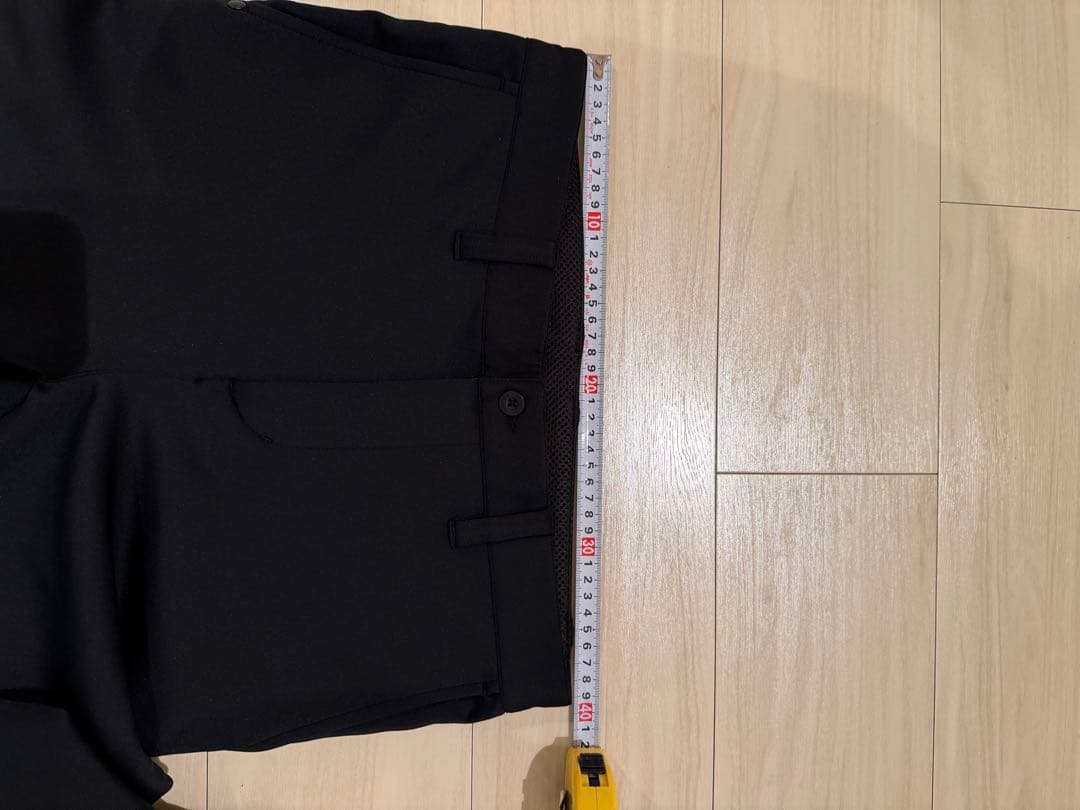 BRIEFINGブラックパンツ サイドライン付き Sサイズ