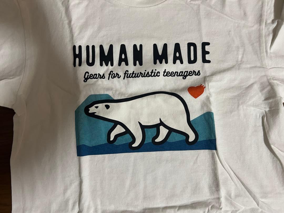HUMAN MADE シロクマ コットンTシャツ