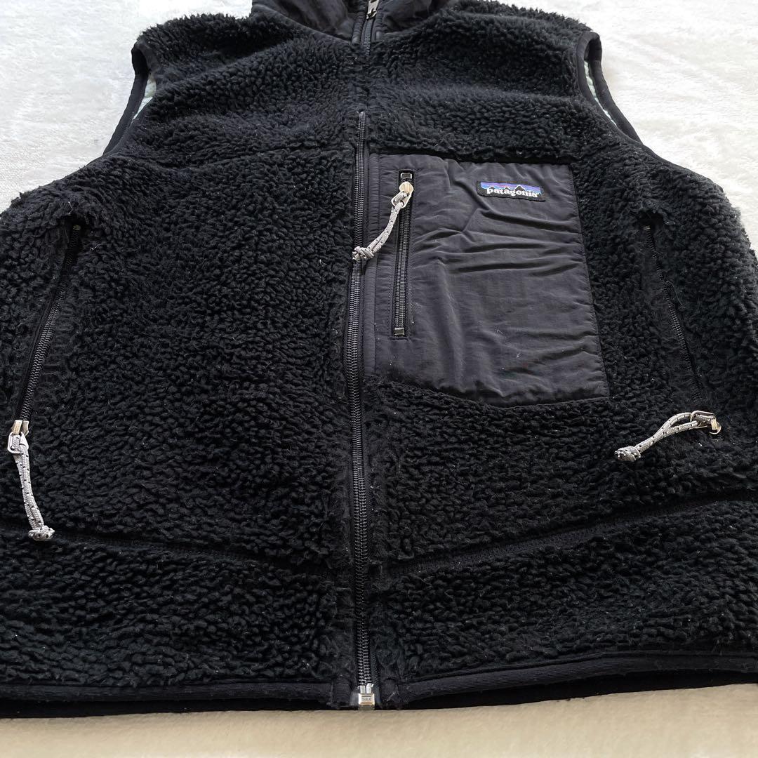 超希少⭐︎USA製　Patagonia レトロx ベスト　オールブラック　メンズM
