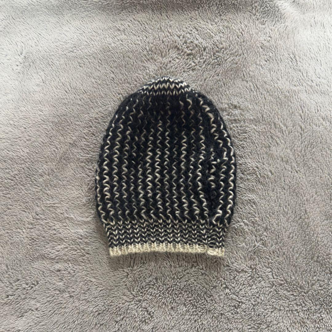 【vintage】90sフランス製 Estonian-spiral Beanie