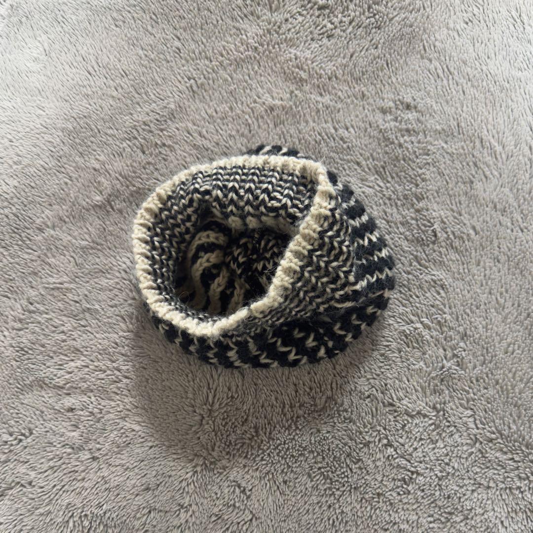 【vintage】90sフランス製 Estonian-spiral Beanie