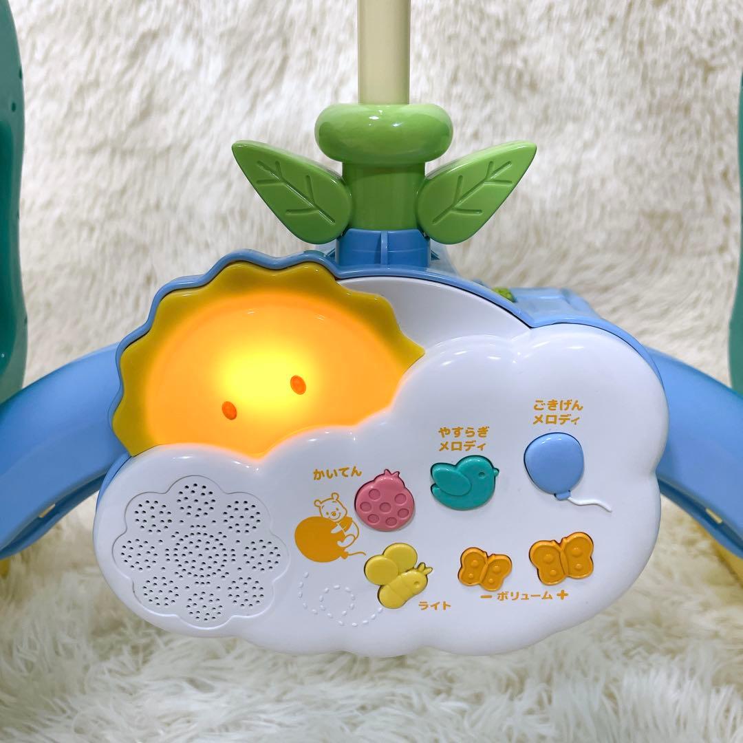 タカラトミー くまのプーさん えらべる回転 6WAYジムにへんしんメリー 極美品