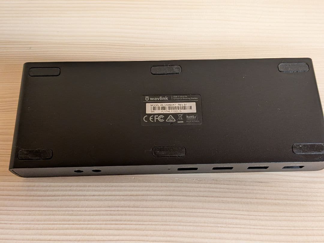 WAVLINK USB3.0 ウルトラ5K デュアル4Kドッキングステーション