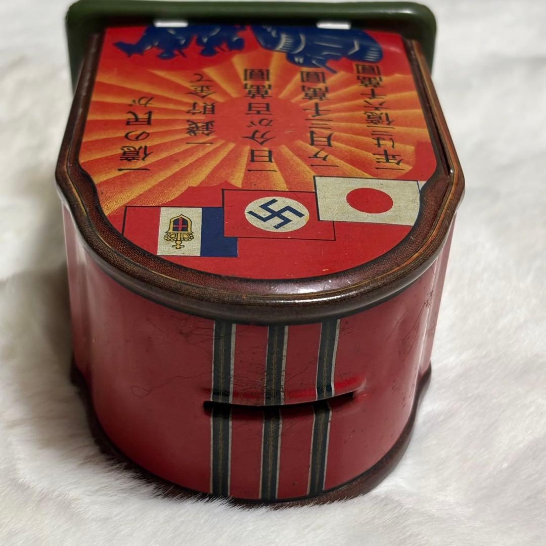 歴史的デザイン ブリキの貯金箱