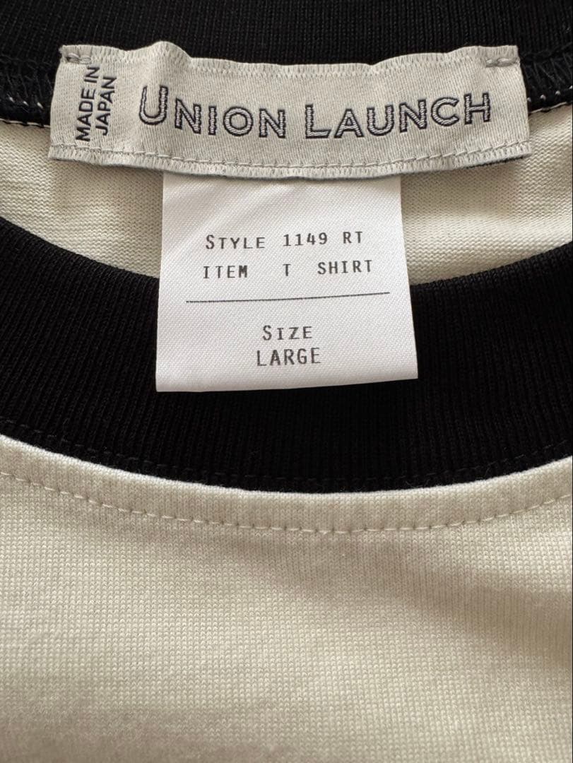 UNION LAUNCH リンガーTシャツ　新品