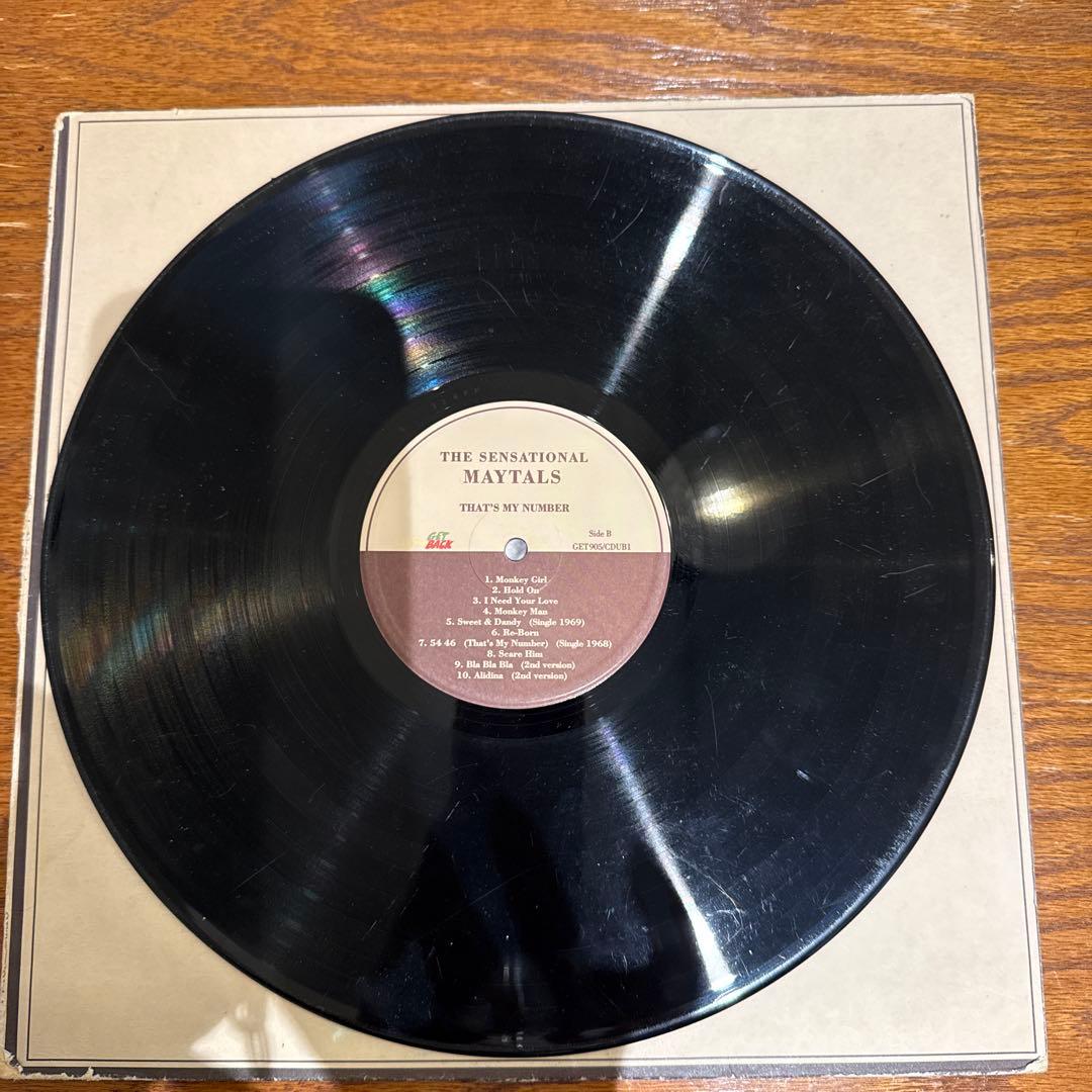 THAT'S MY NUMBER / THE MAYTALS【LP】SKA