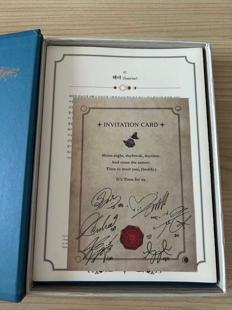 K-POP・アジア gfriend album time for us limited ver