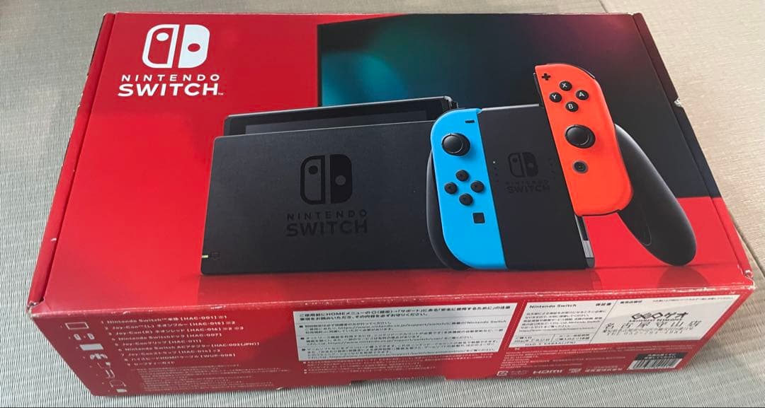 Nintendo Switch 本体 箱、付属品　完備