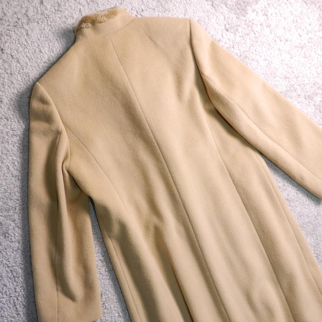 RunRobe ウールアンゴラ ボア ファー デザイン ロングコート 9