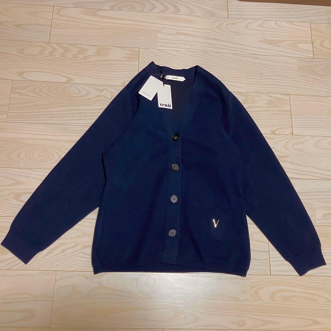 タグ付　Spick & Span購入　venit ダブルフェイスカーディガン