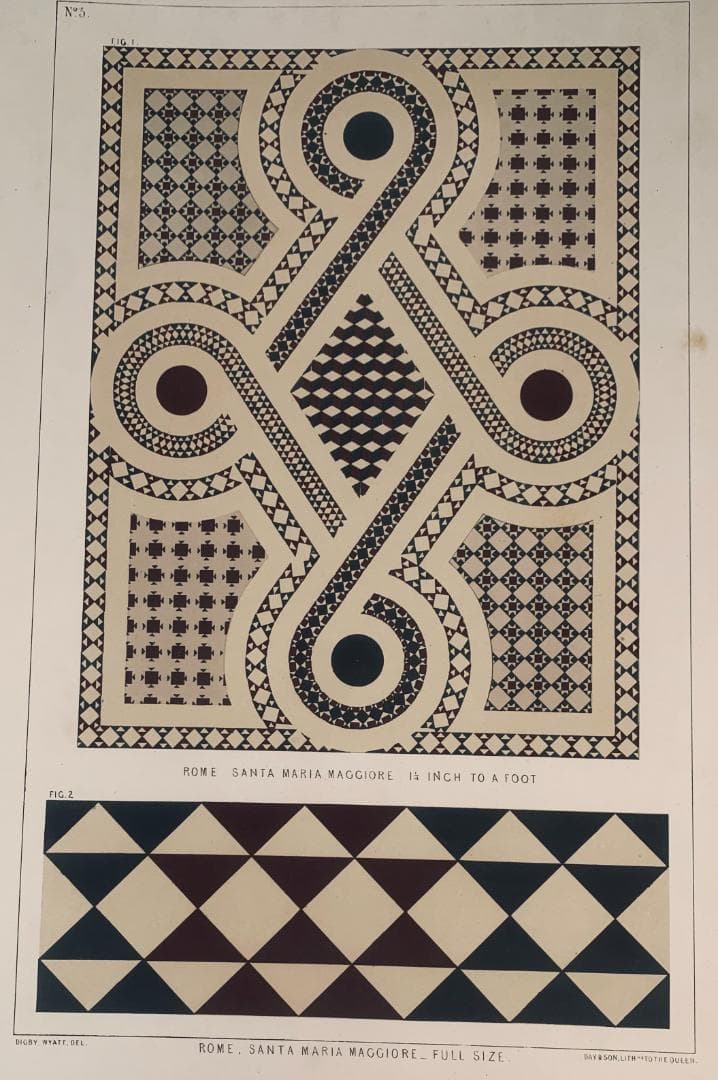 洋書 The Geometrical Mosaic of the Middle Age