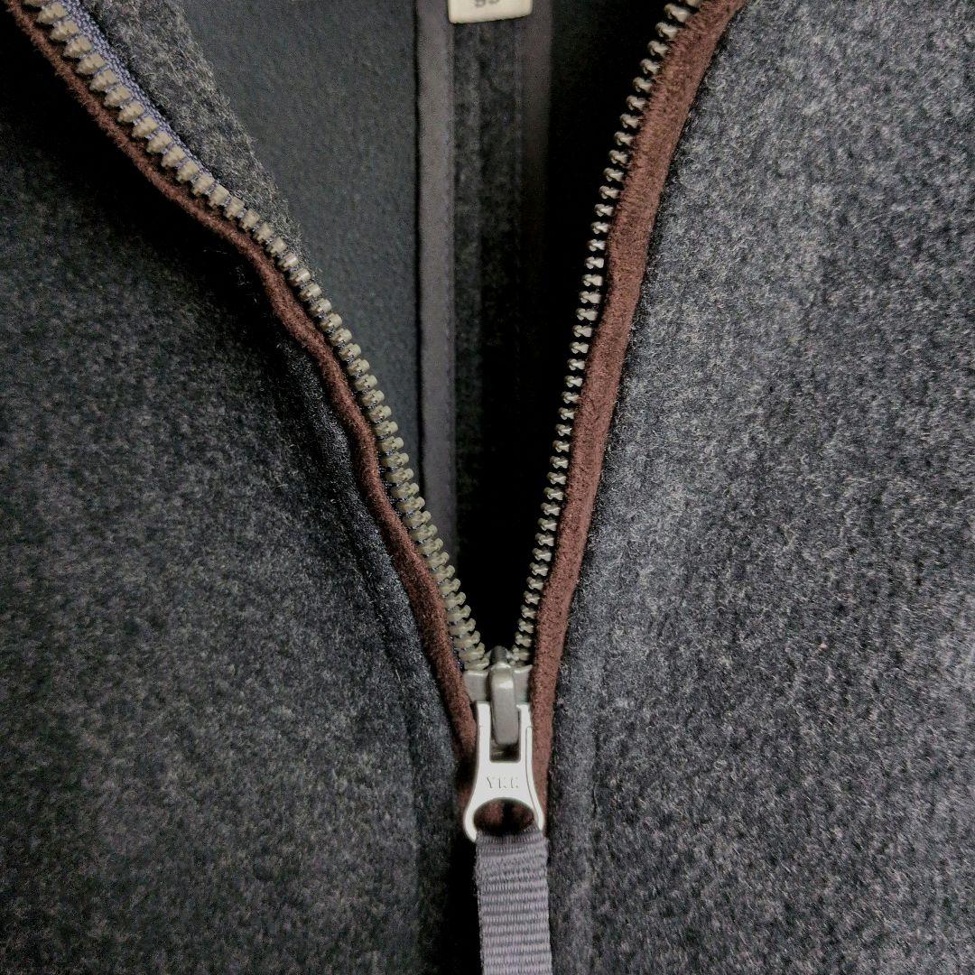 THE NORTH FACE ロング丈 フリースジャケット刺繍ロゴ レディースL