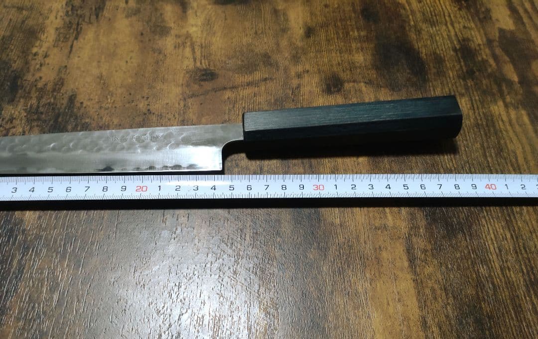 【最終値下げ】 合羽橋 貴和美 筋引包丁 藍 安来白紙ニ号
