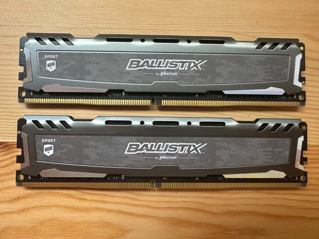 BALLISTIX 2666MHz 16G 2枚セット