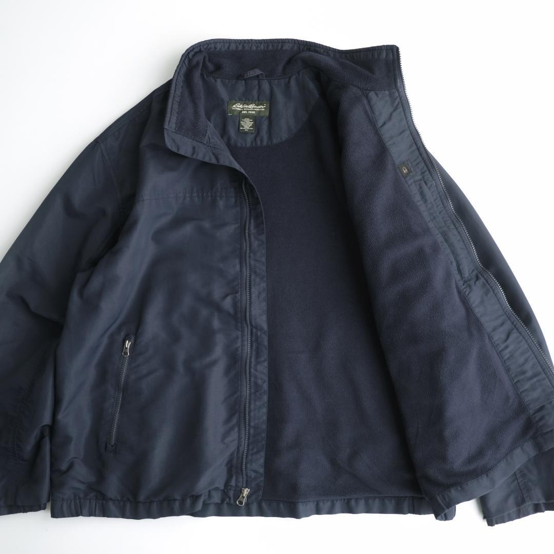EDDIE BAUER 00s ウォームアップジャケット 紺 XL.