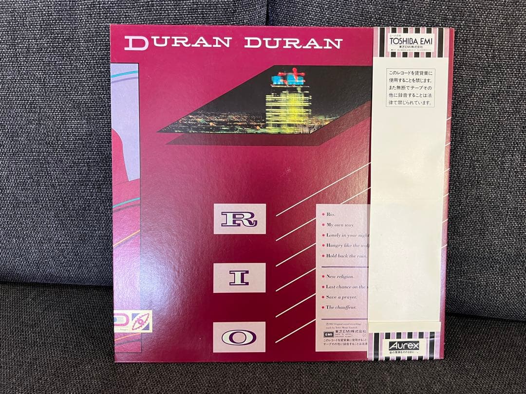 1982年 帯付 Duran Duran Rio EMS-91037 LP洋楽