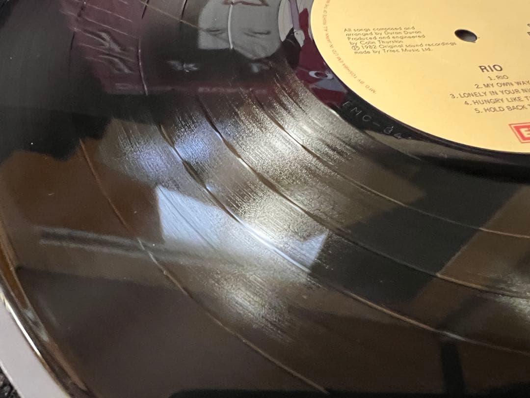 1982年 帯付 Duran Duran Rio EMS-91037 LP洋楽