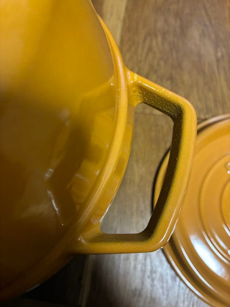 STAUB 20cm ココットラウンドマスタード