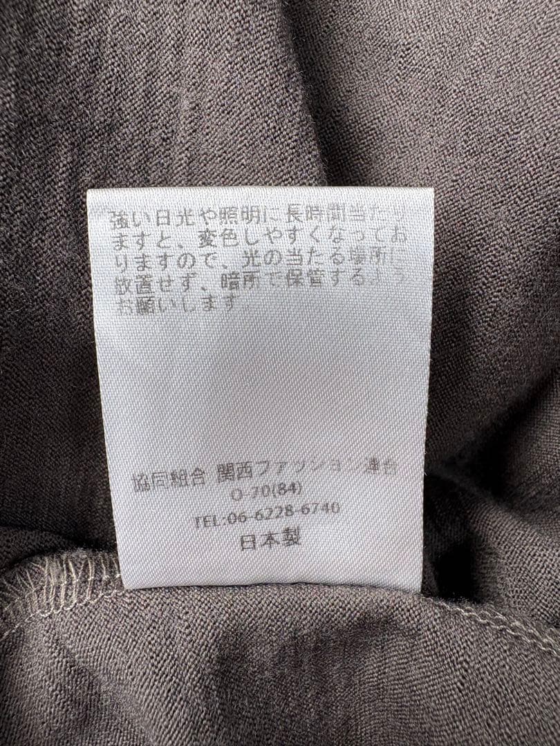MBハイエンド尾州ウールTシャツ ルーズフィットモデル