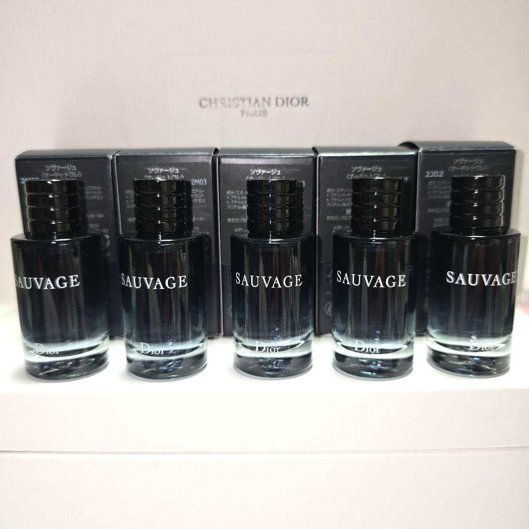 Dior♥ソヴァージュ（オードゥトワレ）10ml×5個セット➡️50ml