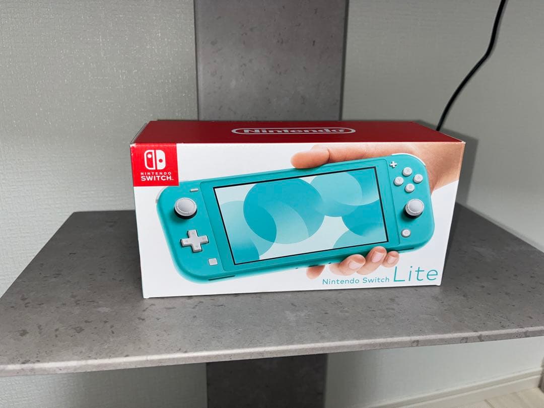 Nintendo Switch Lite ターコイズ一式・保護フィルム付き