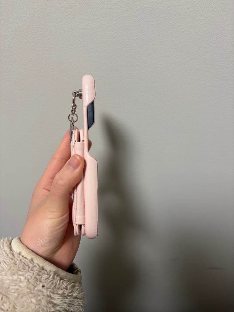 ピンク キルティング iPhoneケース