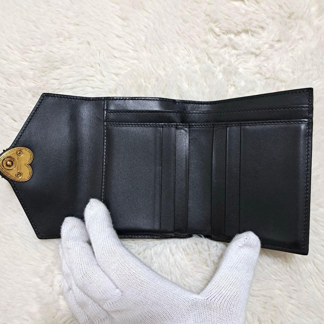 ✨極美品　付属品完備✨ドルガバ　三つ折り　がま口　ディボーション　ハード　レザー
