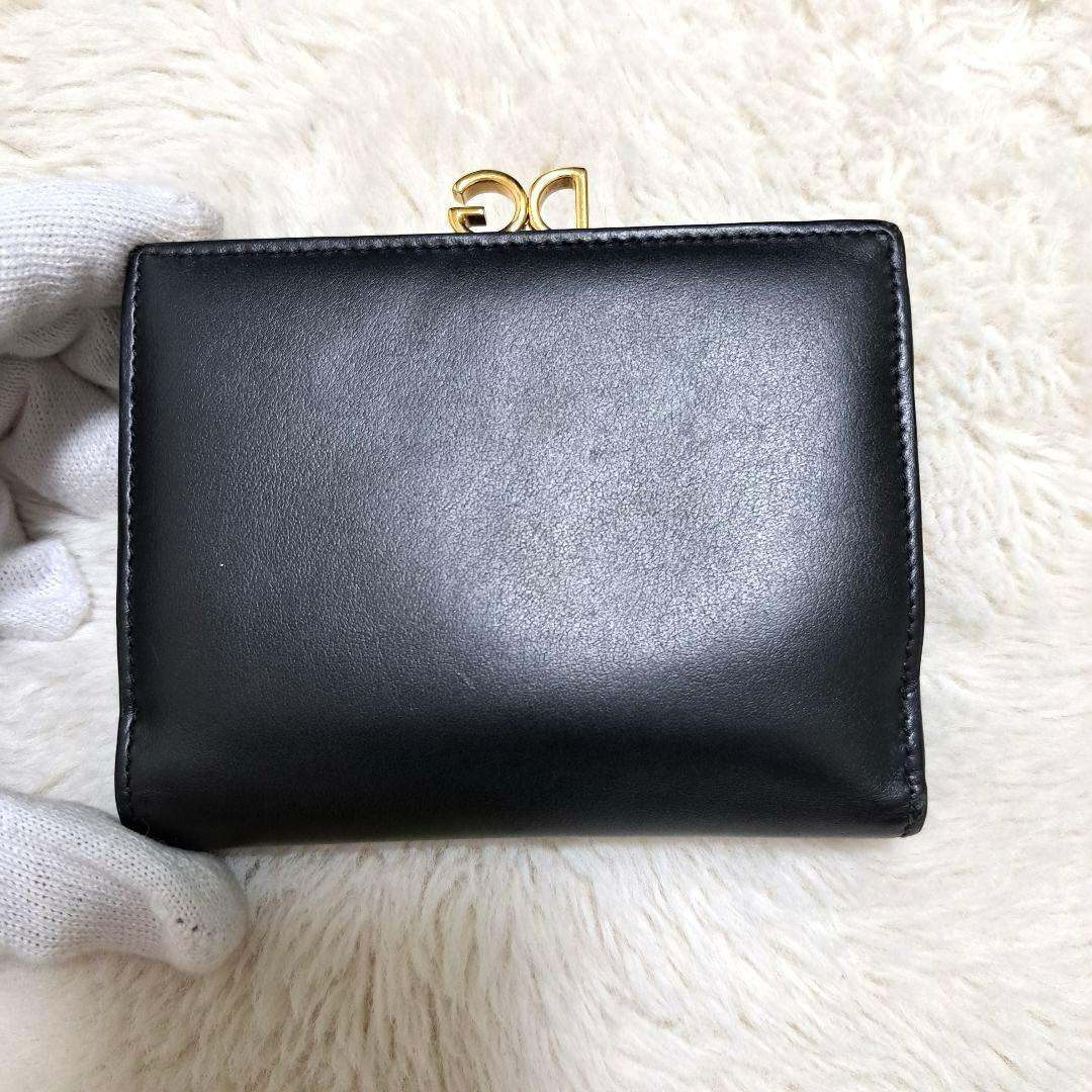 ✨極美品　付属品完備✨ドルガバ　三つ折り　がま口　ディボーション　ハード　レザー