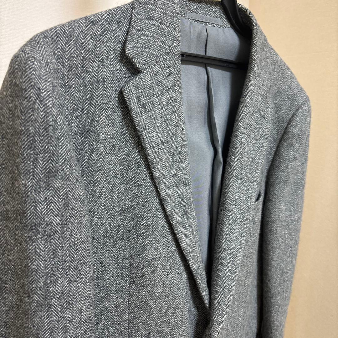 新品同様✨ユナイテッドアローズ　秋冬用　グレージャケット　ヘリンボーン