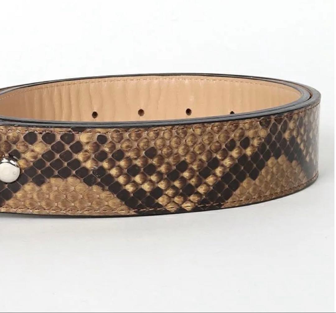 スーツ WACKO MARIA PYTHON LEATHER BELT