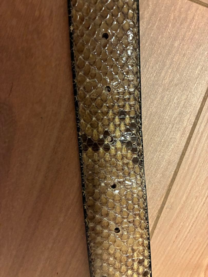 スーツ WACKO MARIA PYTHON LEATHER BELT