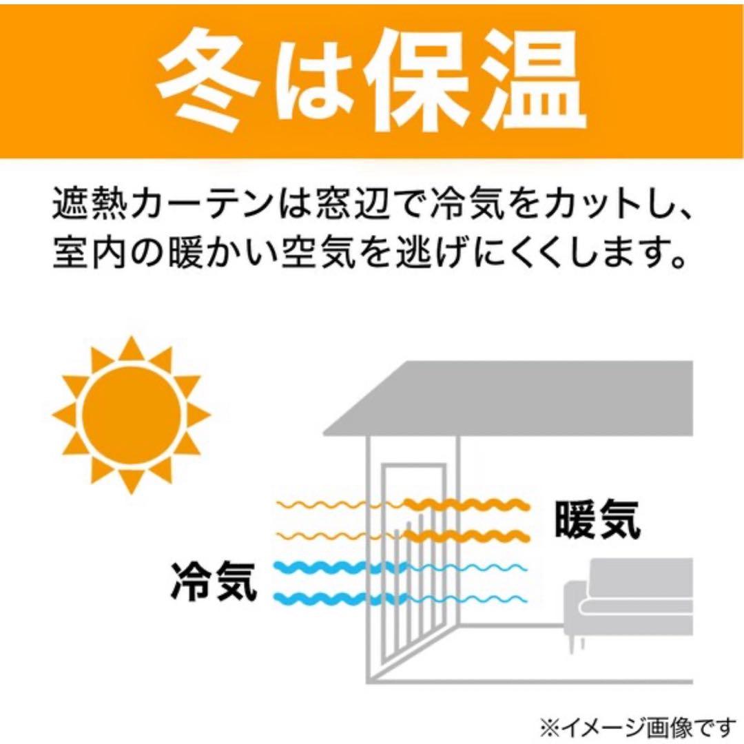 ニトリ　ネイビーカーテン&レースセット