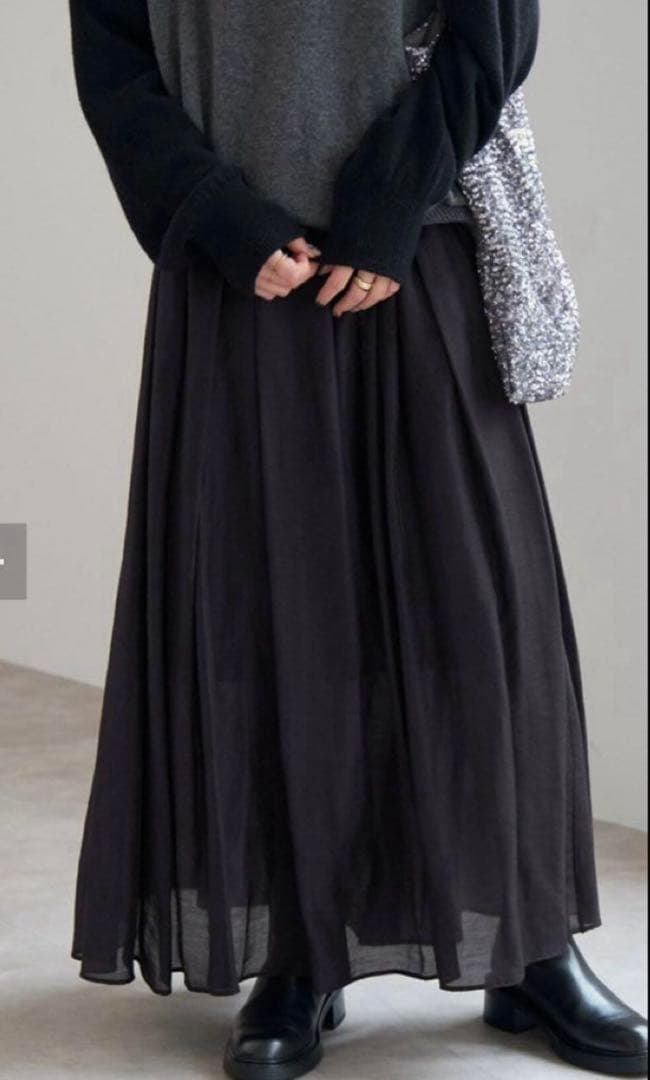 Spick and Span シアーフレアスカート　36