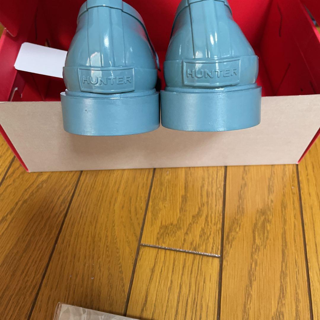 新品　HUNTER レインシューズ　ローファー