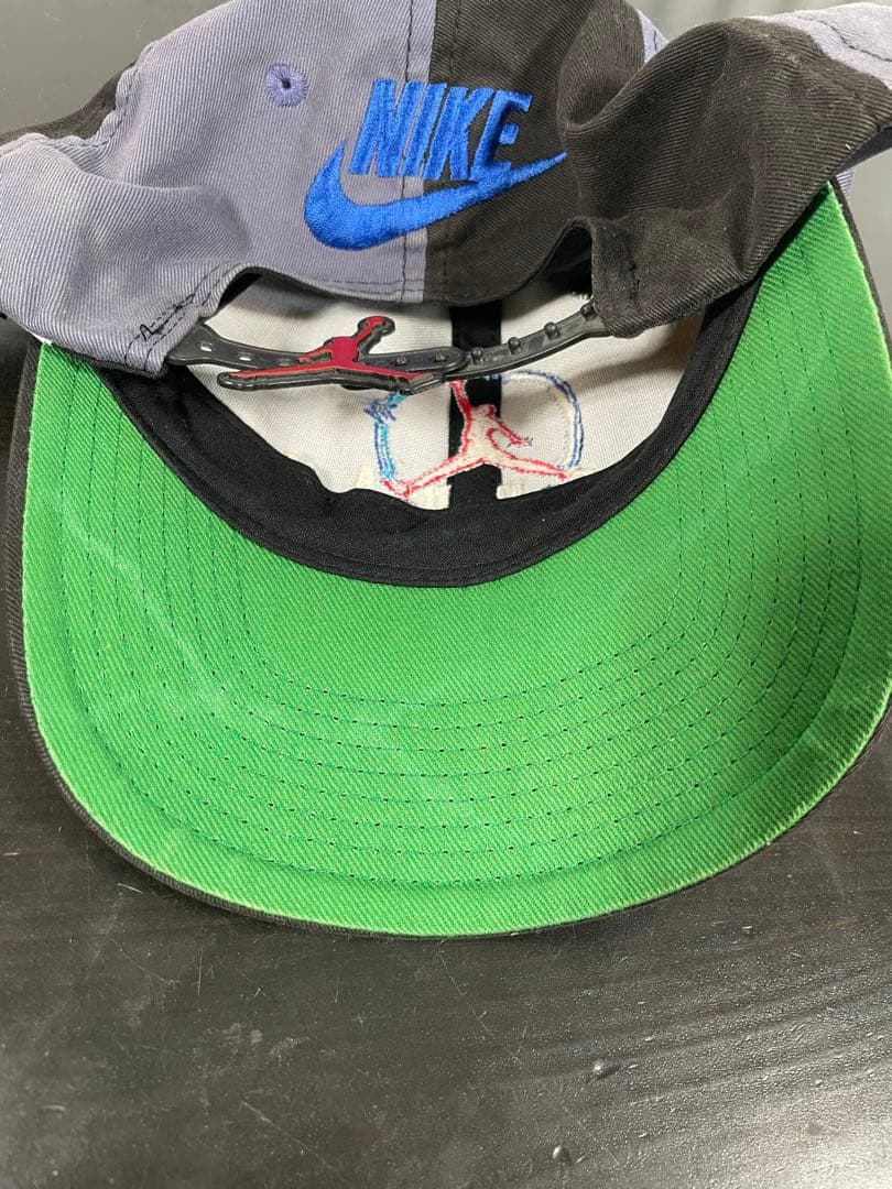 【used】NIKE JODAN キャップ ブラック フェード ヴィンテージ