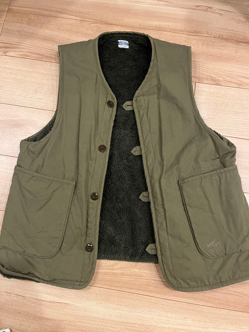 ARMYTWILL/アーミーツイル 別注リバーシブルボアベスト　ベスト